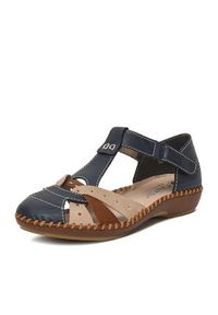 Rieker Sandały CEO-M1655-14 Granatowy. Kolor: niebieski. Materiał: skóra #5