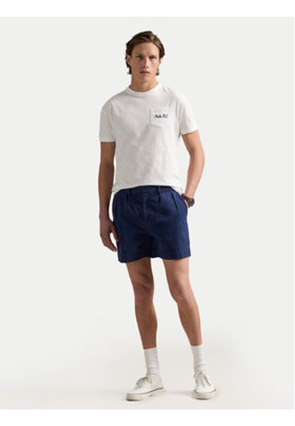 Polo Ralph Lauren T-Shirt 710969631001 Biały Custom Slim Fit. Typ kołnierza: polo. Kolor: biały. Materiał: bawełna