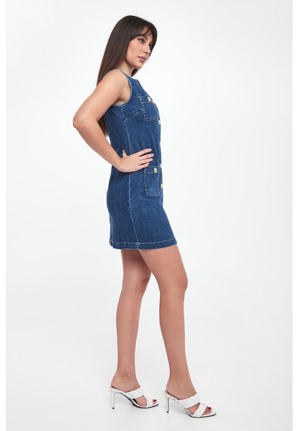 Liu Jo - Sukienka jeansowa damska LIU JO. Materiał: jeans