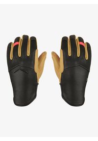 Rękawiczki damskie Salewa Ortles AM Leather Gloves. Kolor: wielokolorowy, czarny, brązowy