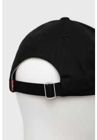 Levi's® - Levi's czapka kolor czarny z aplikacją D6625.0004-59. Kolor: czarny. Wzór: aplikacja. Styl: biznesowy #2
