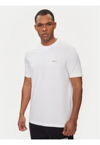 BOSS - Boss T-Shirt Tee 50506373 Biały Regular Fit. Kolor: biały. Materiał: bawełna