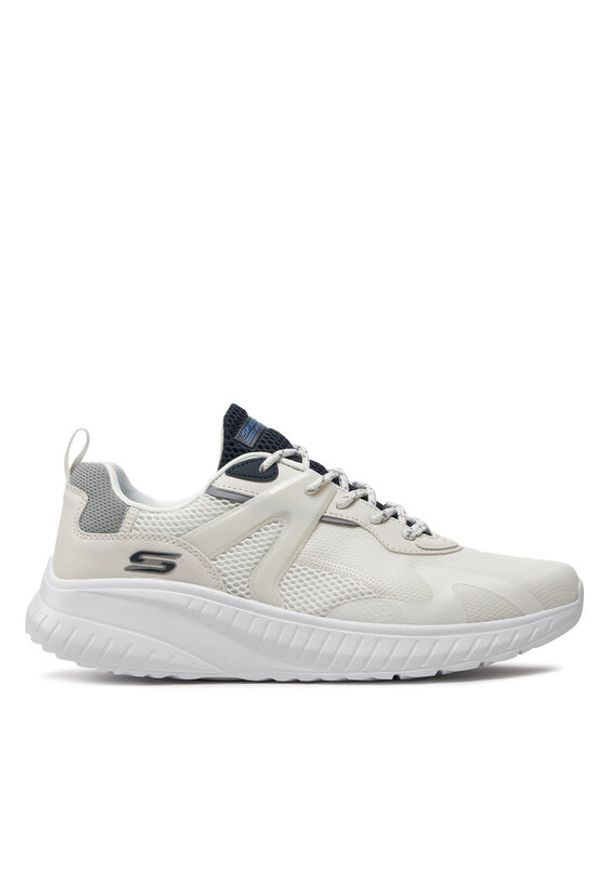 skechers - Skechers Sneakersy Bobs Squad Chaos-Elevated Drift 118034/WMLT Biały. Kolor: biały. Materiał: materiał