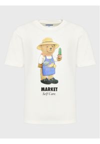 Market T-Shirt 399001365 Biały Regular Fit. Kolor: biały. Materiał: bawełna #1