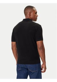 Lacoste Polo AH5186 Czarny Regular Fit. Typ kołnierza: polo. Kolor: czarny. Materiał: bawełna #4