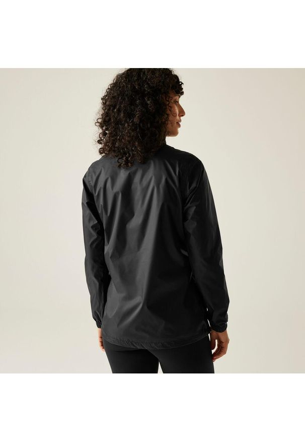 Regatta - Kurtka trekkingowa damska Corinne IV przeciwdeszczowa. Kolor: czarny. Materiał: poliamid, softshell. Sport: turystyka piesza