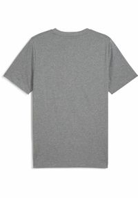 Koszulka męska Puma Ess No.1 Logo Tee. Kolor: szary. Materiał: jeans. Długość: krótkie