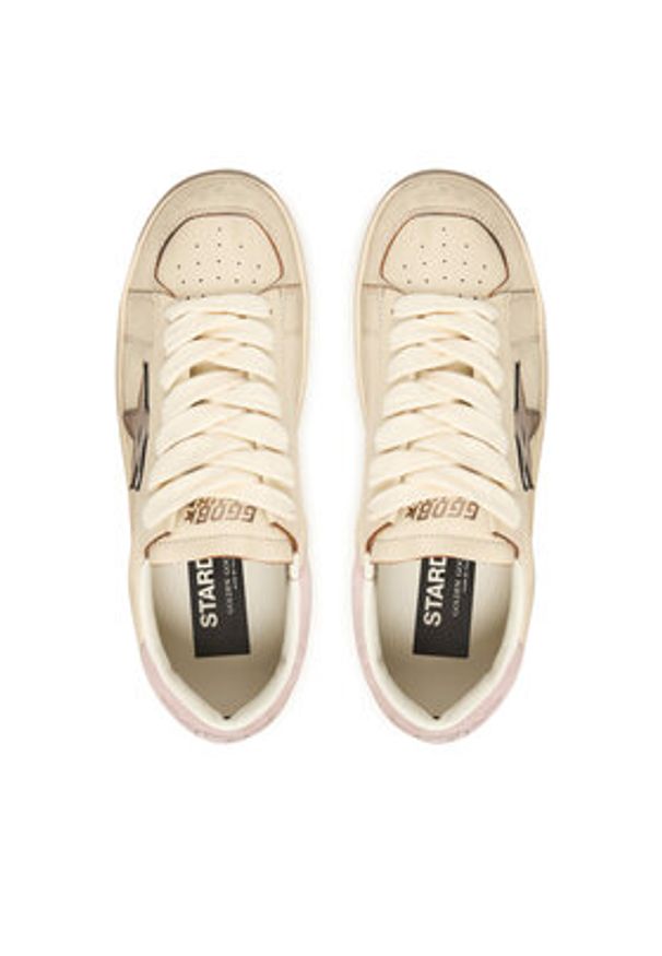 GOLDEN GOOSE - Golden Goose Sneakersy Stardan GWF00128.F007276.82942 Écru. Materiał: skóra