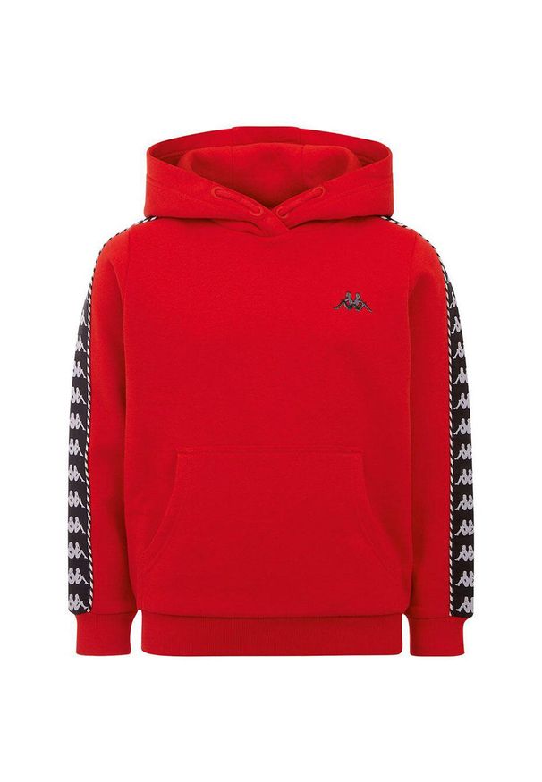 Bluza dla dzieci Kappa Igon czerwona. Okazja: na uczelnię. Kolor: czerwony. Materiał: dresówka. Styl: sportowy
