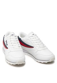 Fila Sneakersy Orbit Low Teens FFT0014.13032 Biały. Kolor: biały. Materiał: skóra