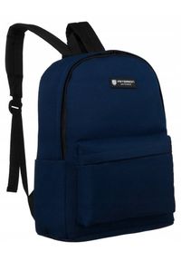 Plecak szkolny Peterson PTN 79904 granatowy. Kolor: niebieski. Materiał: poliester. Styl: sportowy, casual, klasyczny