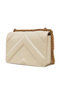 Pinko - PINKO Torebka Love One Mini Light 104550 A26Z Écru. Materiał: skórzane #5