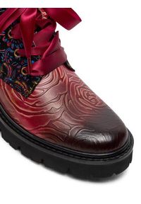 Laura Vita Trzewiki Kouleo 47 Bordowy. Kolor: czerwony. Materiał: skóra #4