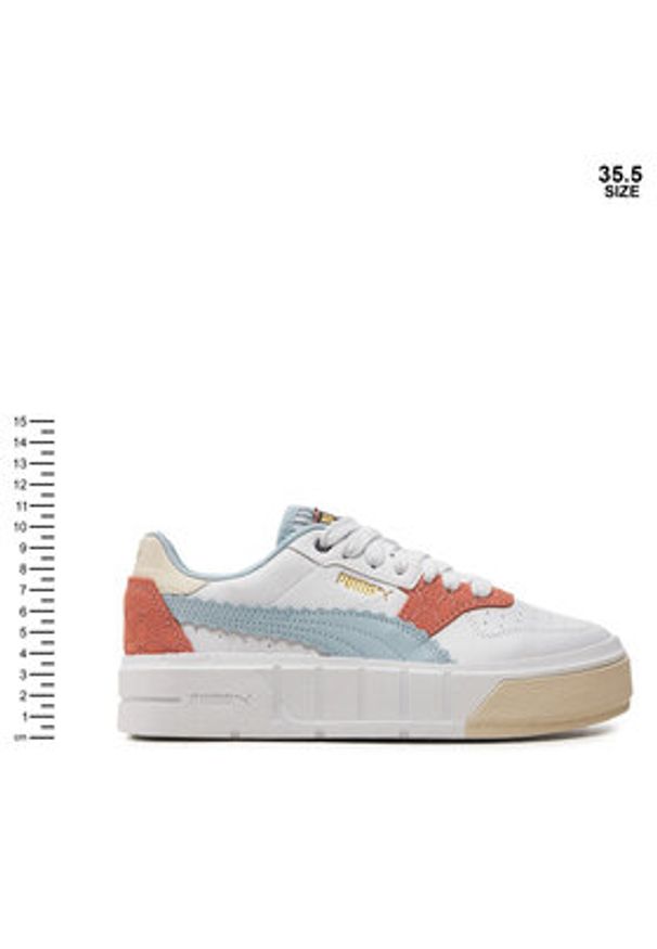 Puma Sneakersy Cali Court Offside 397921 01 Biały. Kolor: biały. Materiał: skóra