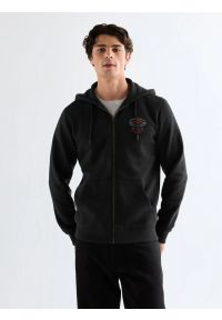 Wrangler - MESKA BLUZA WRANGLER GRAPHIC ZIP HOODIE BLACK 112378029 #1