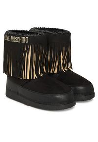 Love Moschino - LOVE MOSCHINO Śniegowce JA24462G0NISN00A Czarny. Kolor: czarny. Materiał: materiał