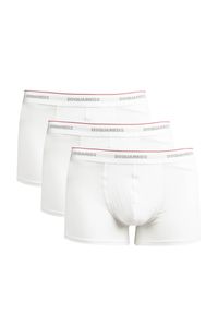 DSQUARED2 - Dsquared2 Bokserki "3-Pack" | DCXC60040 Trunk Tri-Pack | Mężczyzna | Biały. Kolor: biały. Materiał: bawełna, elastan #1