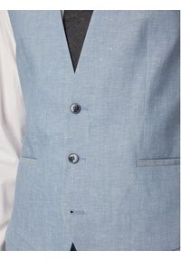 Hugo - HUGO Garnitur Henry 50559672 Niebieski Slim Fit. Kolor: niebieski. Materiał: bawełna #4