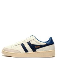 Trenerzy Gola Contact Leather. Kolor: wielokolorowy, niebieski, biały. Materiał: skóra #1