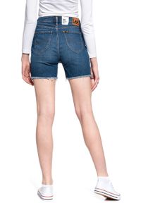Lee - LEE BOYFRIEND SHORT DAMSKIE SZORTY JEANSOWE L37NMGFL 112108093. Materiał: jeans #10