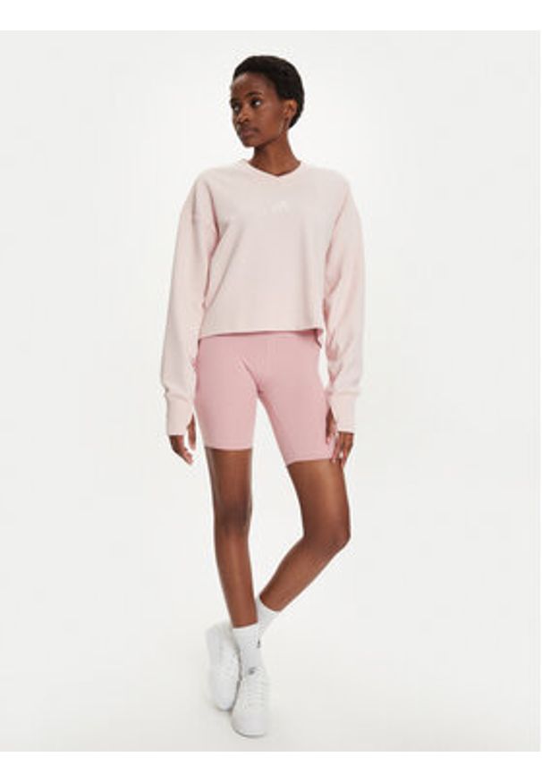 Adidas - adidas Bluza ALL SZN IY6832 Różowy Loose Fit. Kolor: różowy. Materiał: bawełna