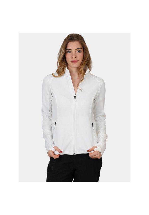 Sweter Damski Spyder Bandita. Kolor: biały. Materiał: polar. Sezon: zima. Sport: turystyka piesza