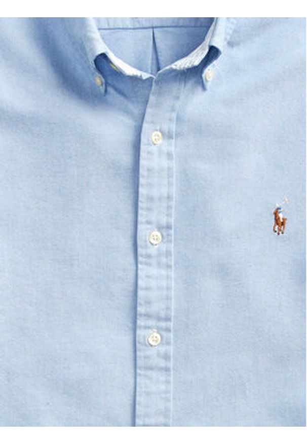 Polo Ralph Lauren Koszula Classics 710767444001 Niebieski Slim Fit. Typ kołnierza: polo. Kolor: niebieski. Materiał: bawełna