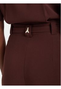 Patrizia Pepe Kombinezon 2T0099/A573-B887 Brązowy ciemny Regular Fit. Kolor: brązowy. Materiał: wiskoza #4