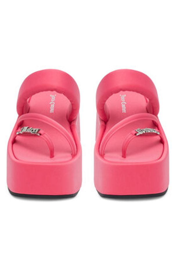 Juicy Couture Japonki WSS21515-01 Różowy. Kolor: różowy. Materiał: materiał