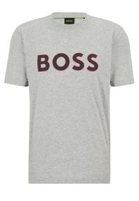 BOSS - Boss T-Shirt 50488793 Szary Regular Fit. Kolor: szary. Materiał: bawełna #3