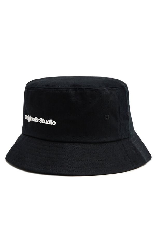 Jack & Jones - Jack&Jones Kapelusz Vesterbro Bucket 12253601 Czarny. Kolor: czarny. Materiał: bawełna