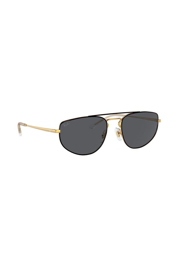 Ray-Ban - Okulary RB3668. Kształt: okrągłe. Kolor: czarny