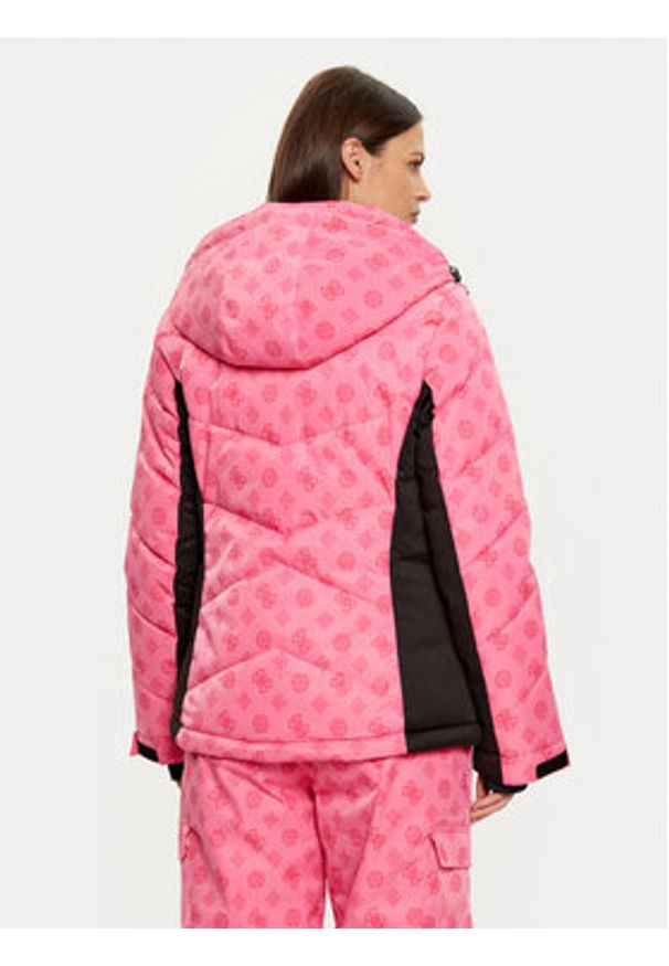 Guess Kurtka narciarska W4PL3N WH0K0 Różowy Regular Fit. Kolor: różowy. Materiał: syntetyk. Sport: narciarstwo