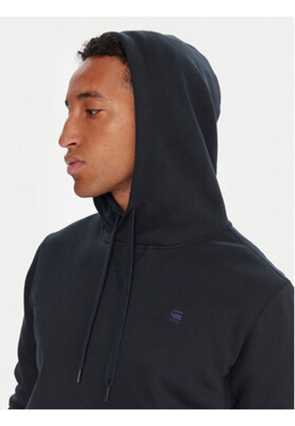 G-Star RAW - G-Star Raw Bluza Premium Core D16121-C235 Granatowy Regular Fit. Kolor: niebieski. Materiał: bawełna