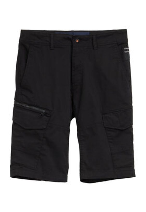 Tom Tailor Denim Szorty materiałowe 1044836 Czarny Regular Fit. Kolor: czarny. Materiał: bawełna