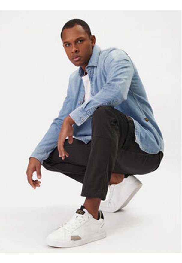 G-Star RAW - G-Star Raw Spodnie materiałowe Rovic D02190-5126 1260 Zielony Regular Fit. Kolor: zielony. Materiał: syntetyk