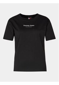 Tommy Jeans T-Shirt Essential DW0DW17359 Czarny Regular Fit. Kolor: czarny. Materiał: bawełna #6
