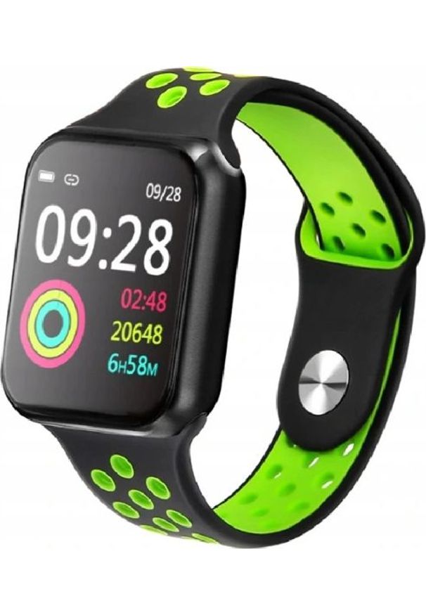 Smartwatch Microwear i7 F8 Czarno-zielony (i7). Rodzaj zegarka: smartwatch. Kolor: zielony, wielokolorowy, czarny
