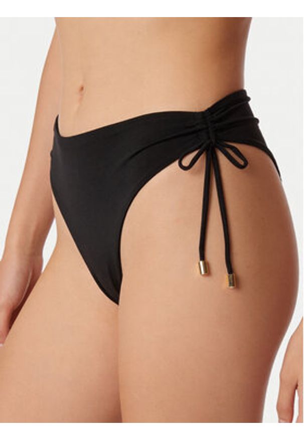 Max Mara Beachwear Dół od bikini Samanta 2616821169 Czarny. Kolor: czarny. Materiał: syntetyk