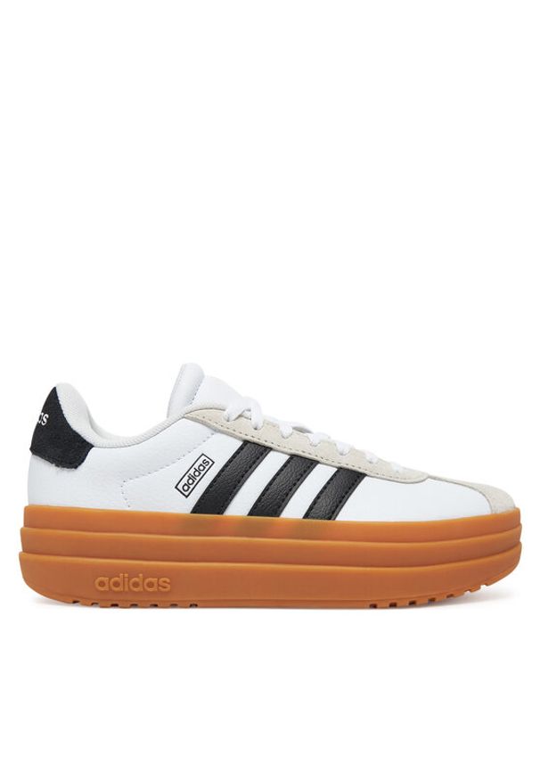 Adidas - adidas Sneakersy VL COURT BOLD JQ8065 Biały. Kolor: biały. Materiał: skóra