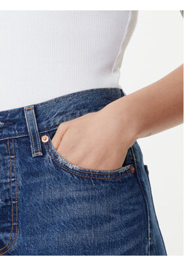 Levi's® Jeansy 501® Original A8746-0001 Niebieski Slim Fit. Kolor: niebieski