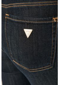 Guess Jeans - Jeansy Annette. Stan: podwyższony. Kolor: niebieski. Materiał: bawełna, materiał, denim, jeans, lyocell, elastan, poliester. Wzór: gładki #4