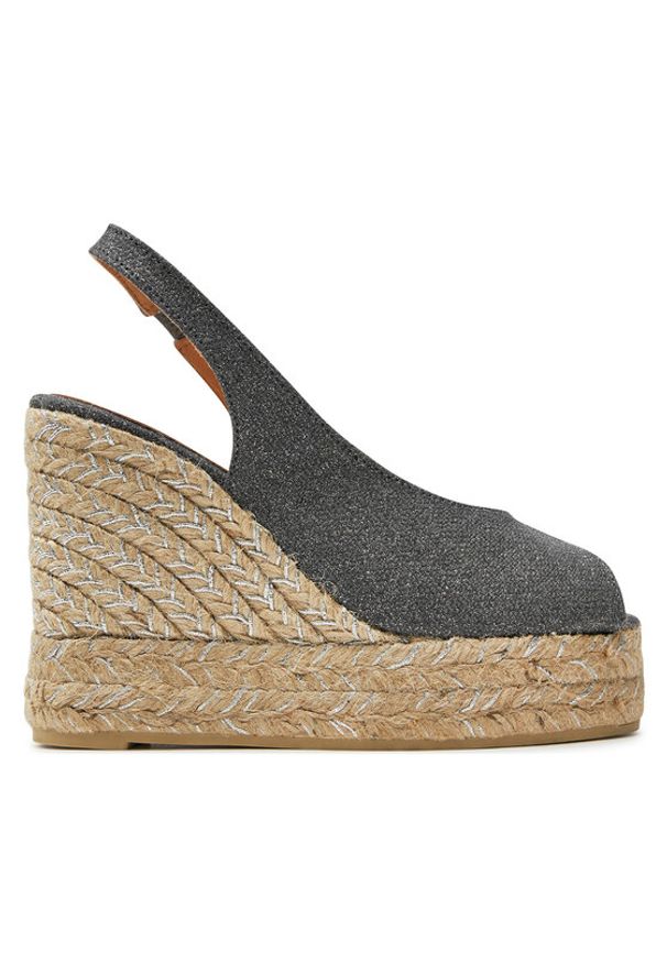 Castañer Espadryle Barbara/8Ed/032 023409 Szary. Kolor: szary. Materiał: materiał