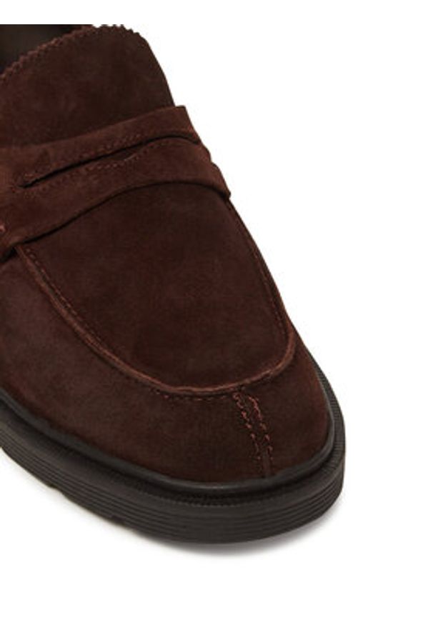 Jack & Jones - Jack&Jones Mokasyny Jfwdax 12275613 Brązowy. Kolor: brązowy. Materiał: zamsz, skóra