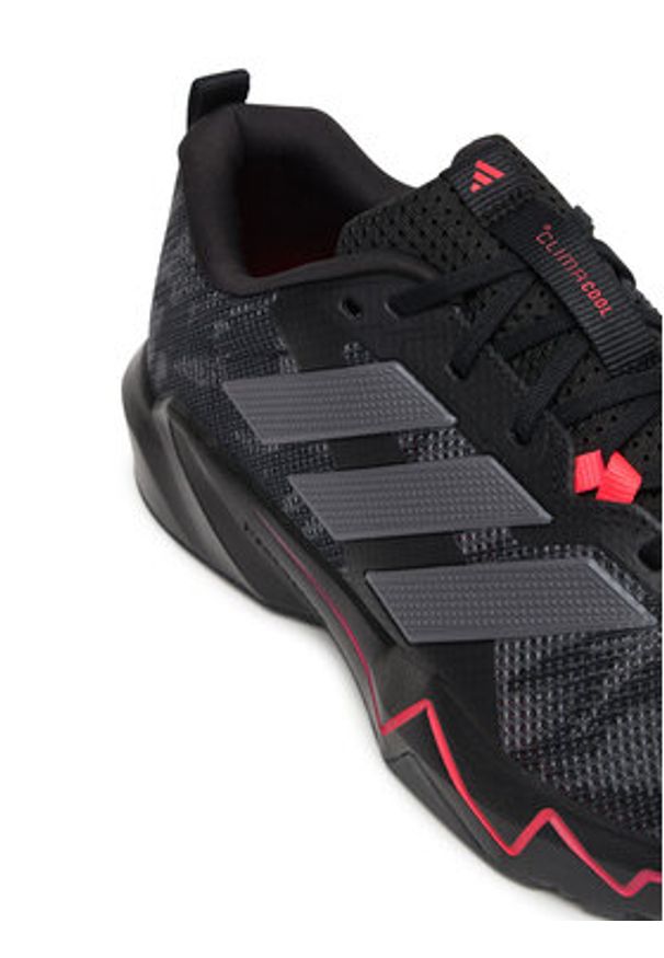 Adidas - adidas Buty na siłownię Rapidmove Go Trainer M JQ3952 Czarny. Kolor: czarny. Materiał: materiał. Sport: fitness