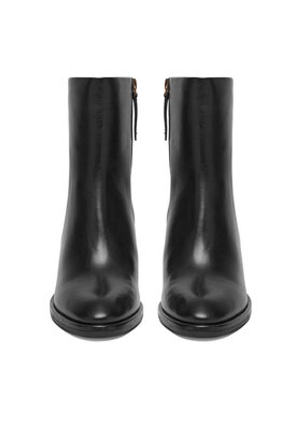 Gino Rossi - GINO ROSSI Botki EO-LORA-0121991 Czarny. Kolor: czarny. Materiał: skóra