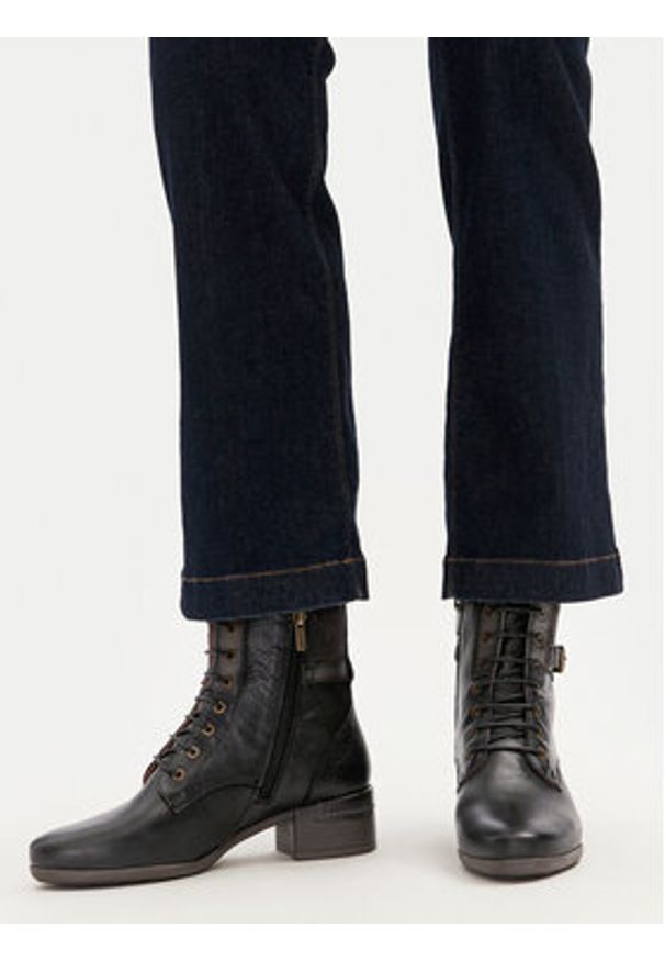 Pikolinos Trzewiki W6W-8953C1 Czarny. Kolor: czarny. Materiał: skóra