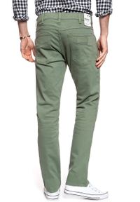 Wrangler - WRANGLER SPODNIE MĘSKIE GREENSBORO GREEN SAGE W15QSB22J. Materiał: materiał #9