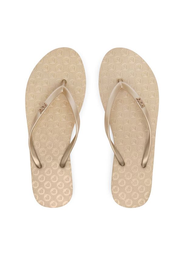 Roxy Japonki ARJL100663 Złoty. Kolor: złoty. Materiał: syntetyk