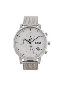 BOSS Zegarek Skymaster 1513933 Srebrny. Kolor: srebrny